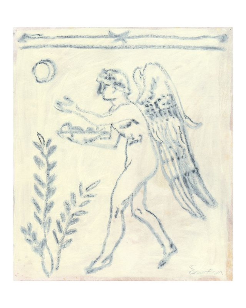 Giclée Print // Angel Facing Left (Novella) 2 | Anne-Louise Ewen