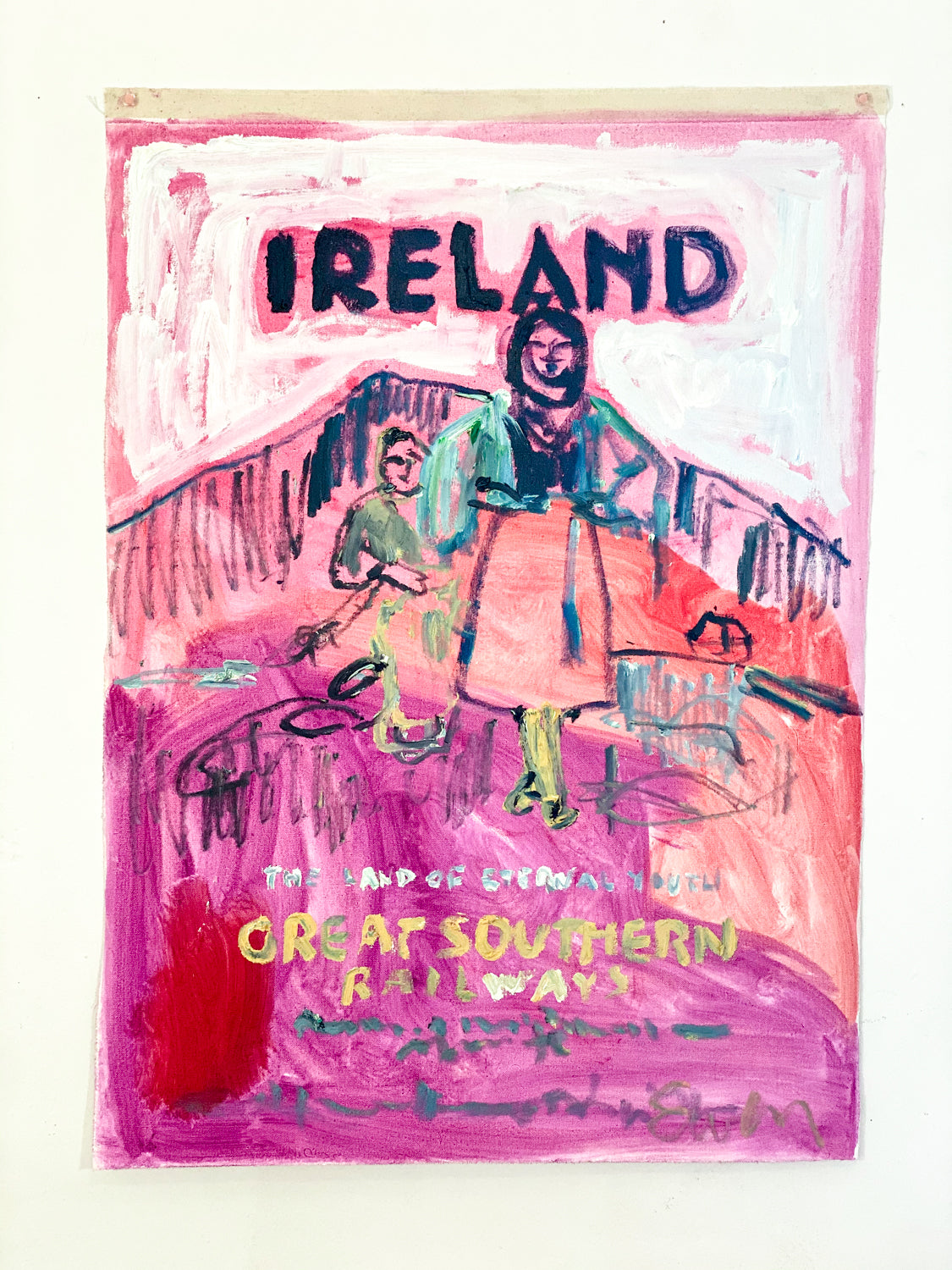 Painting // Ireland, The Land of Eternal Youth AnneLouise Ewen Studio