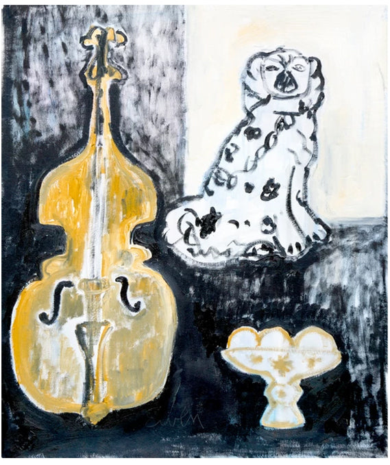 Still Life with Upright Bass