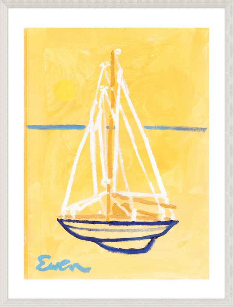 Giclée Print // Sailboat (Golden Hour)