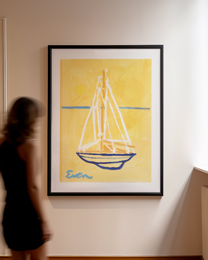Giclée Print // Sailboat (Golden Hour)