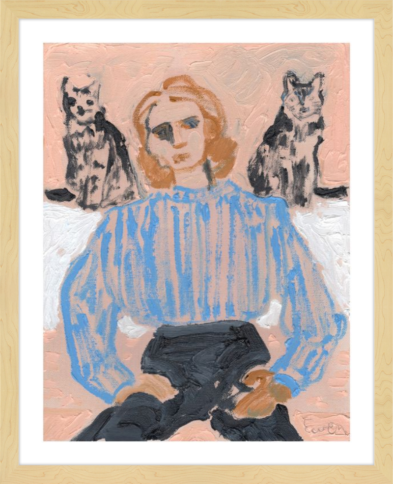 Giclée Print // Responsible Forever For What You Have Tamed (Cat Painting Series)