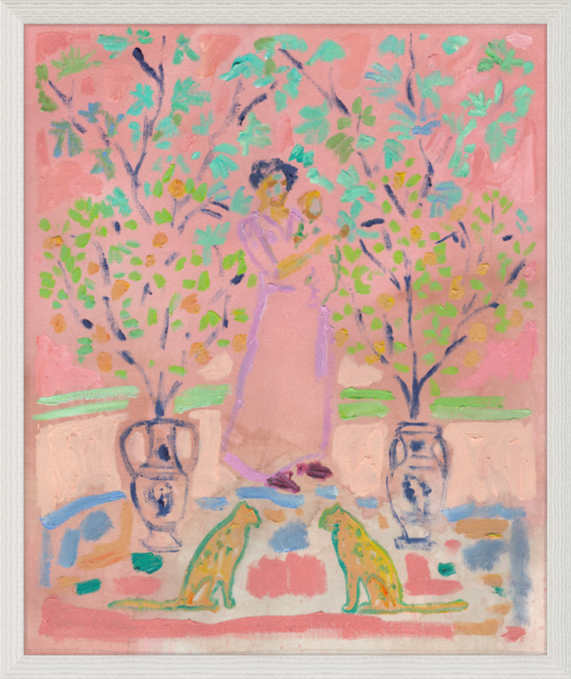 Giclée Print // Mother and Child (With Pair of Golden Cats)