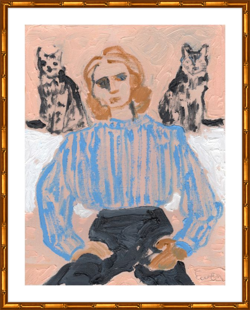 Giclée Print // Responsible Forever For What You Have Tamed (Cat Painting Series)