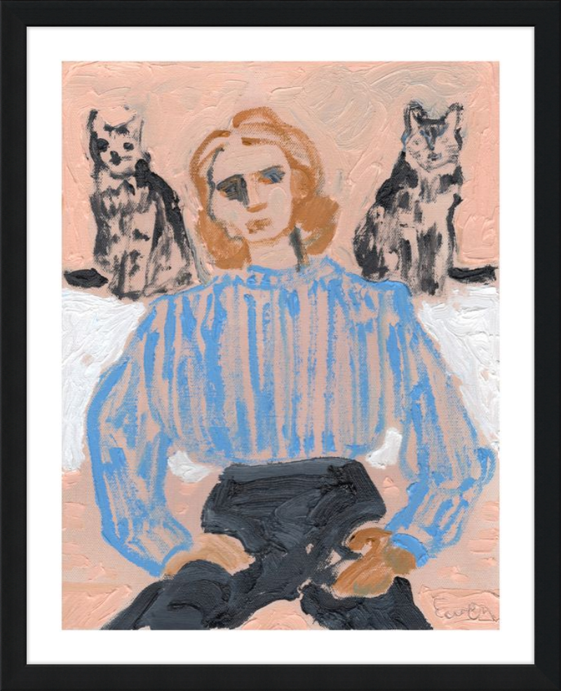 Giclée Print // Responsible Forever For What You Have Tamed (Cat Painting Series)