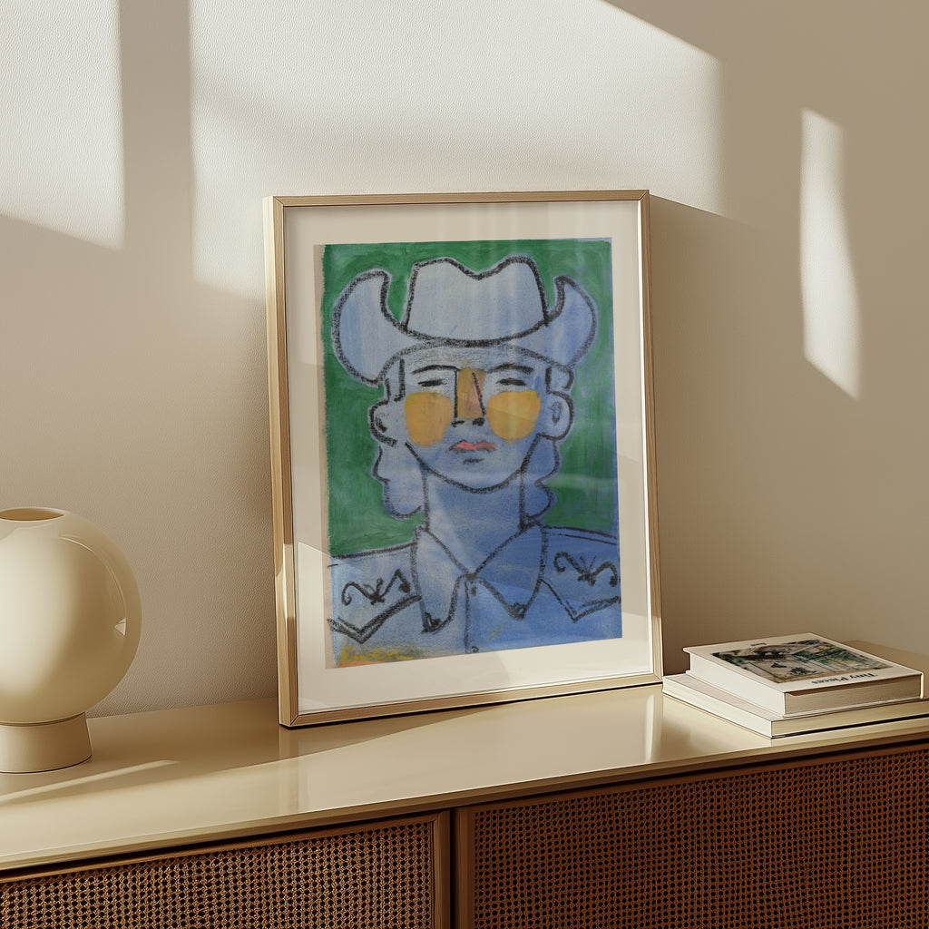 Giclée Print // Blue (Guardians Series)