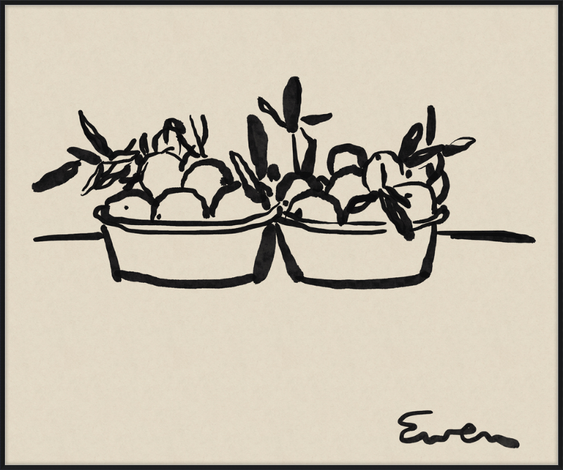 Giclée Print // Oranges in Bowls