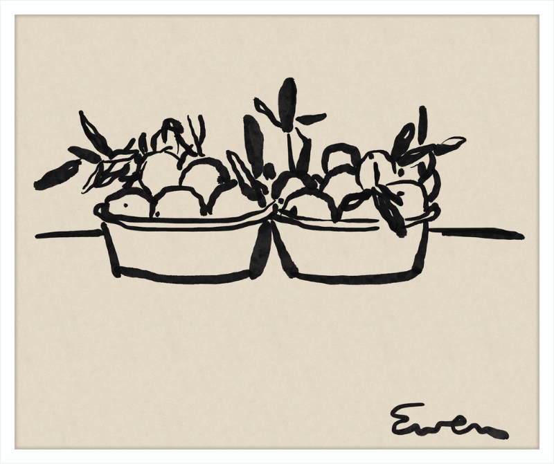 Giclée Print // Oranges in Bowls