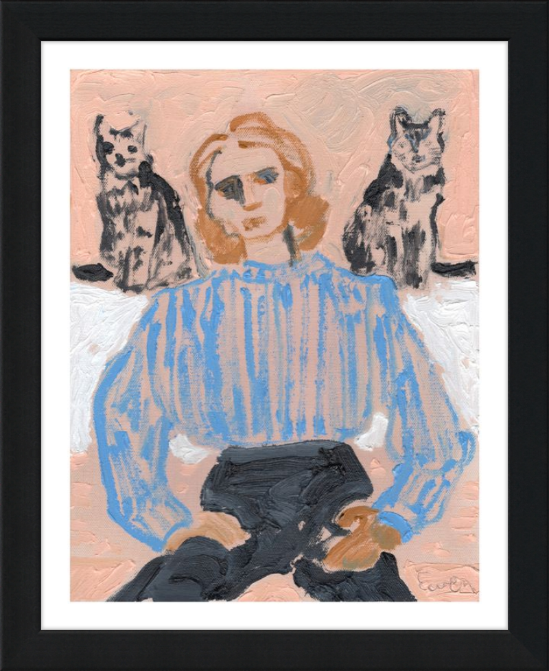 Giclée Print // Responsible Forever For What You Have Tamed (Cat Painting Series)