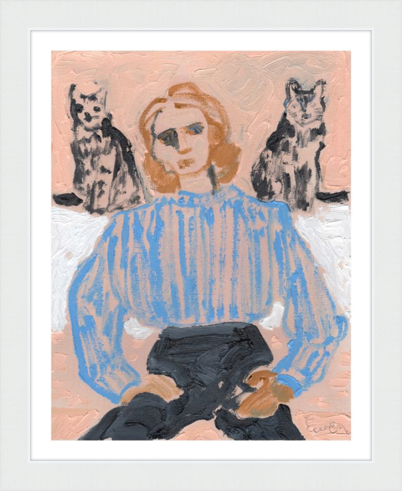 Giclée Print // Responsible Forever For What You Have Tamed (Cat Painting Series)