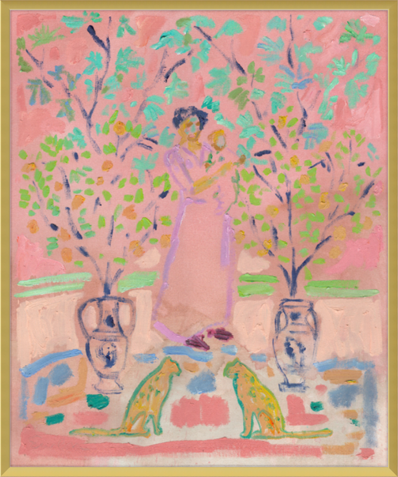 Giclée Print // Mother and Child (With Pair of Golden Cats)