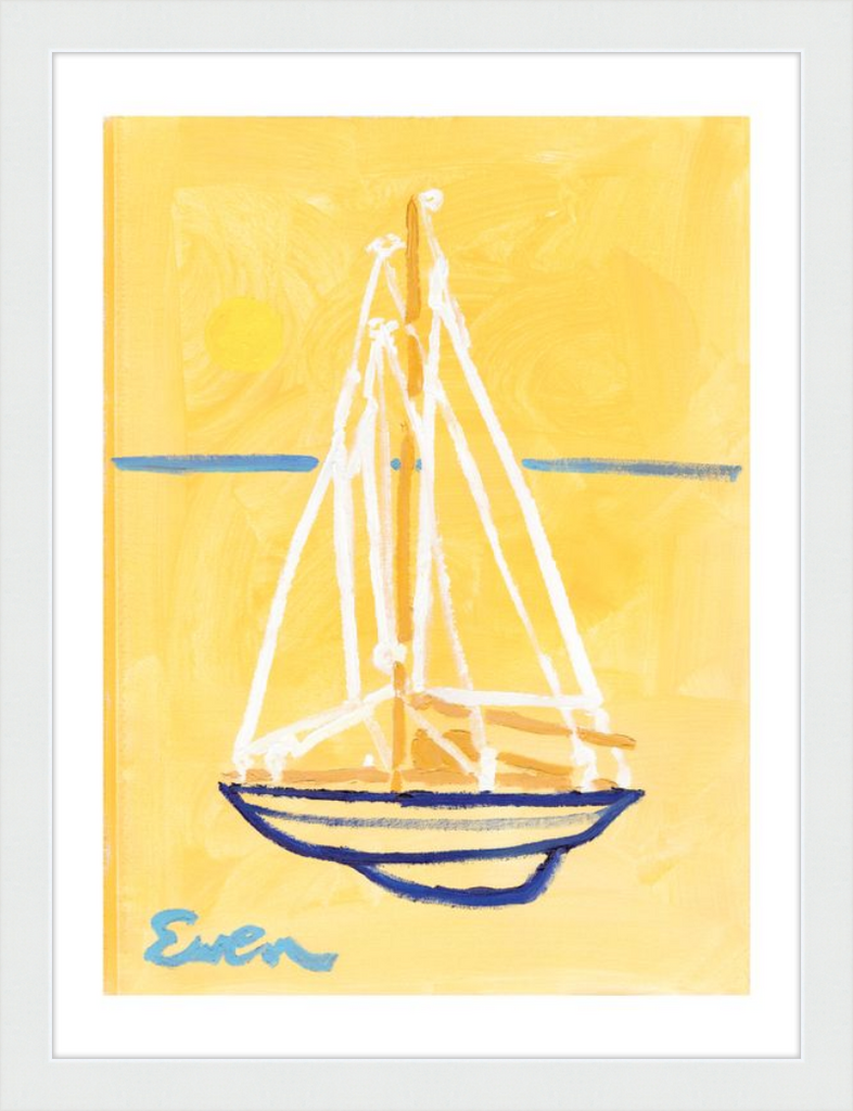 Giclée Print // Sailboat (Golden Hour)