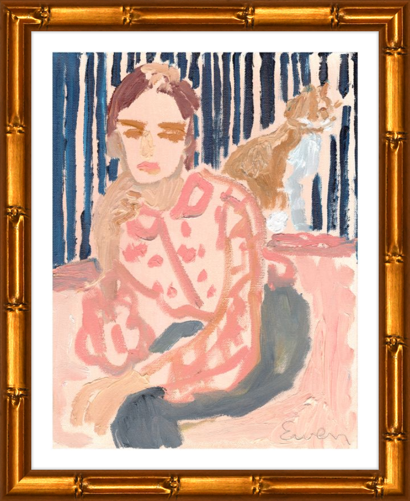 Giclée Print // Beauties That Exceed The Vocabulary (Cat Painting Series)