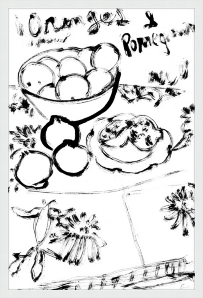 Giclée Print // Oranges & Pomegranates
