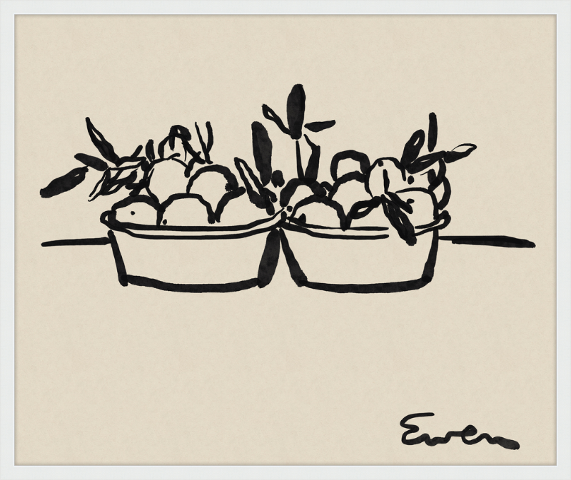 Giclée Print // Oranges in Bowls