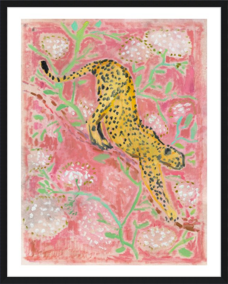 Giclée Print // Cheetah (Rose Hues)