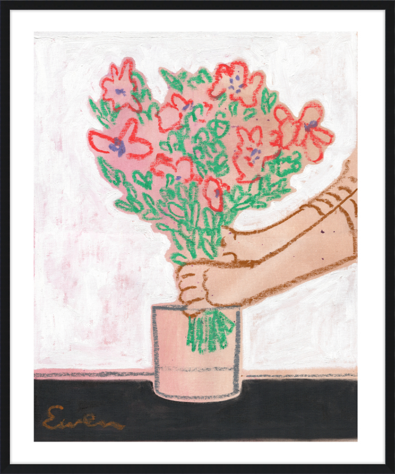 Giclée Print // Arranging the Anemones