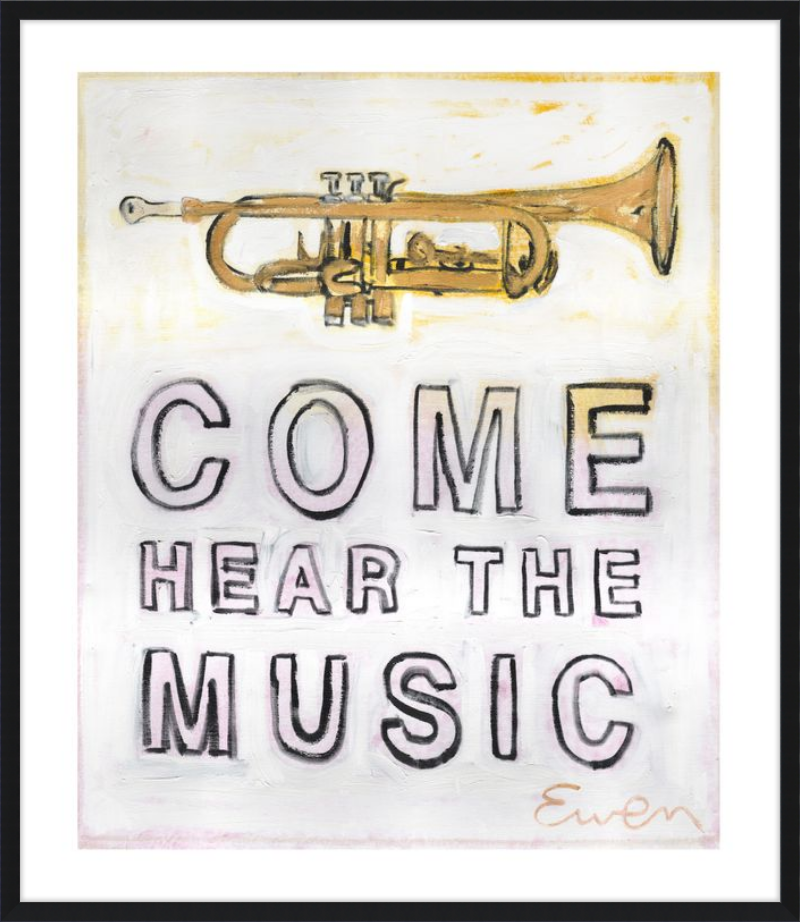 Giclée Print // Come Hear The Music