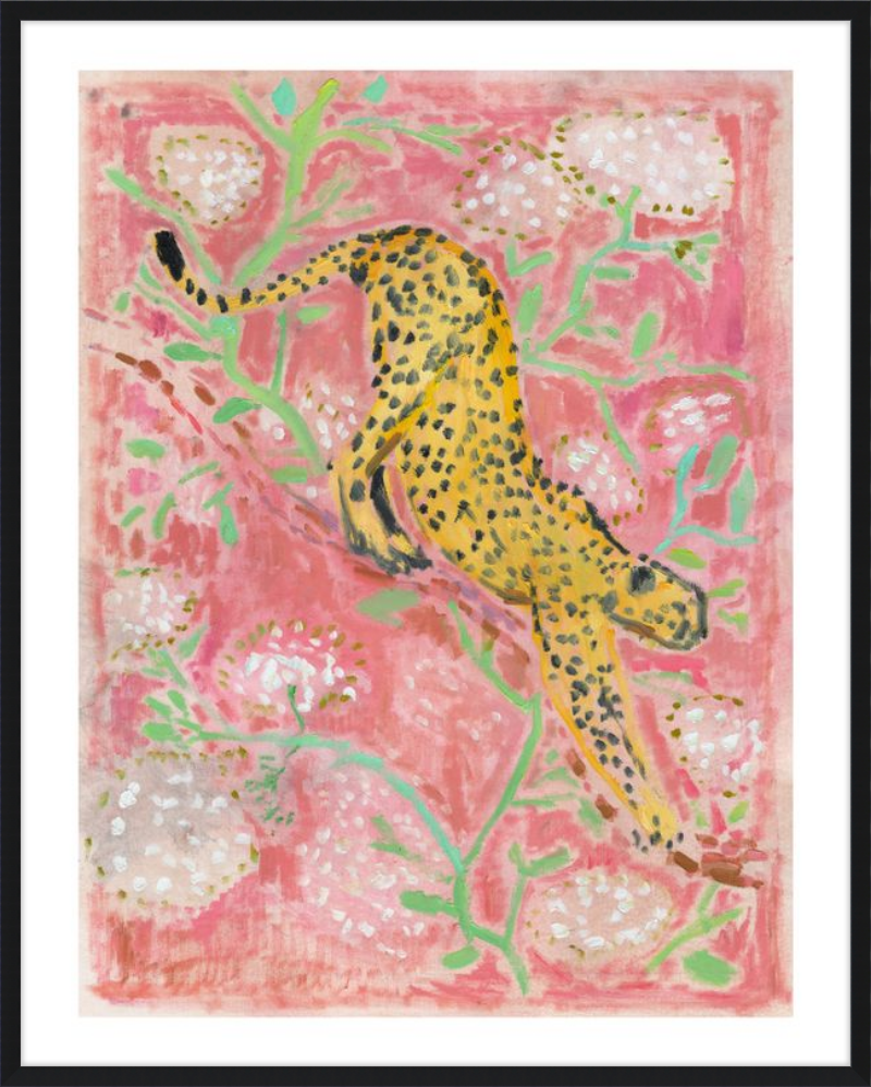 Giclée Print // Cheetah (Rose Hues)