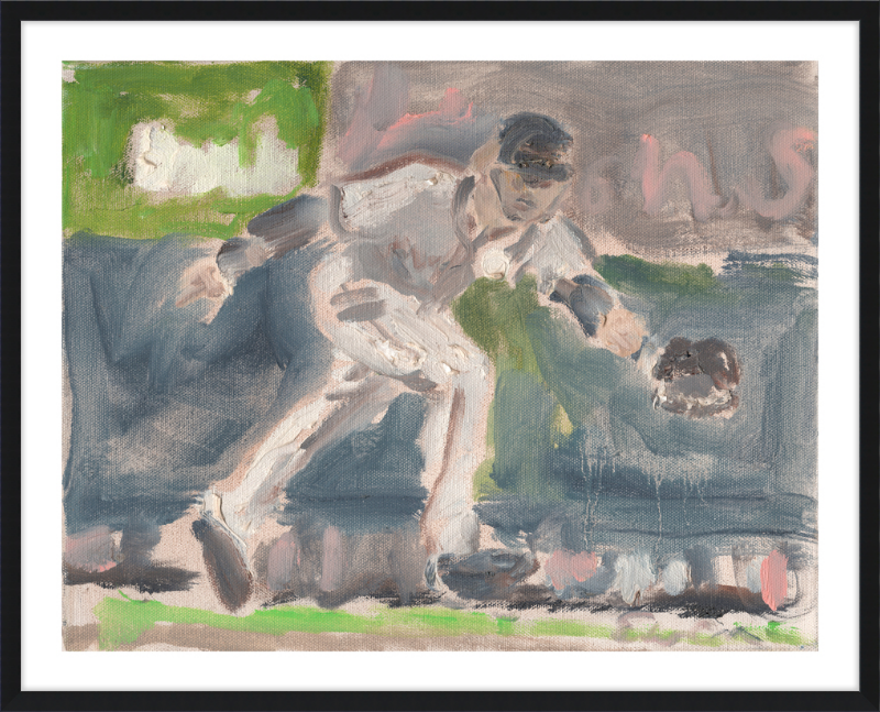 Framed Print // Golden Glover (Baseball Series)