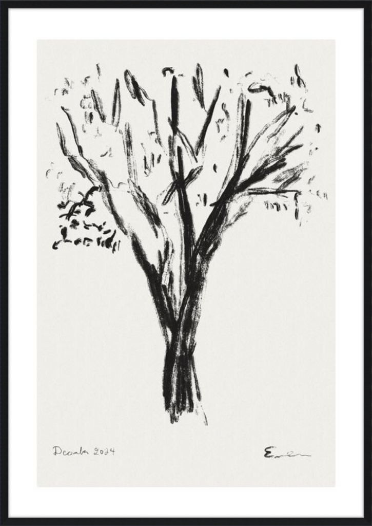 Framed Print // Tree No. 2, December 2024