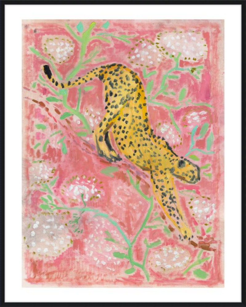 Giclée Print // Cheetah (Rose Hues)