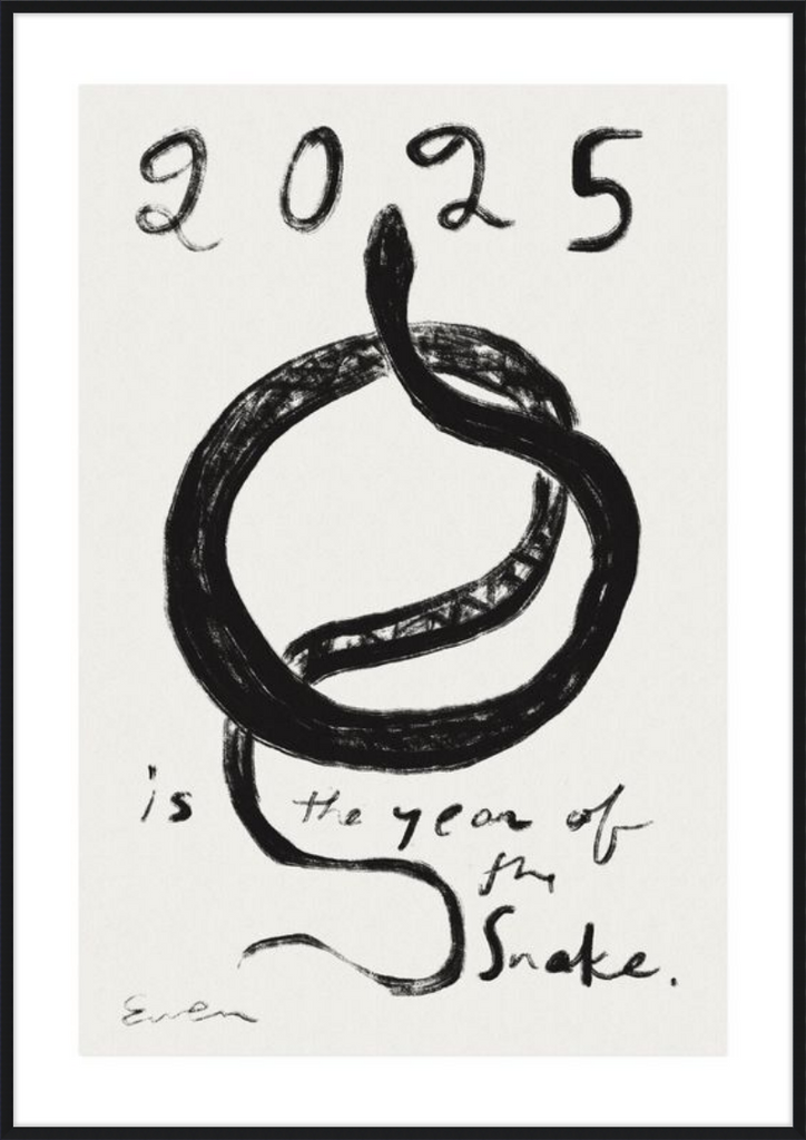 Giclée Print // 2025 is the Year of the Snake