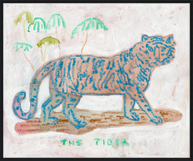 Giclée Print // The Blue Tiger