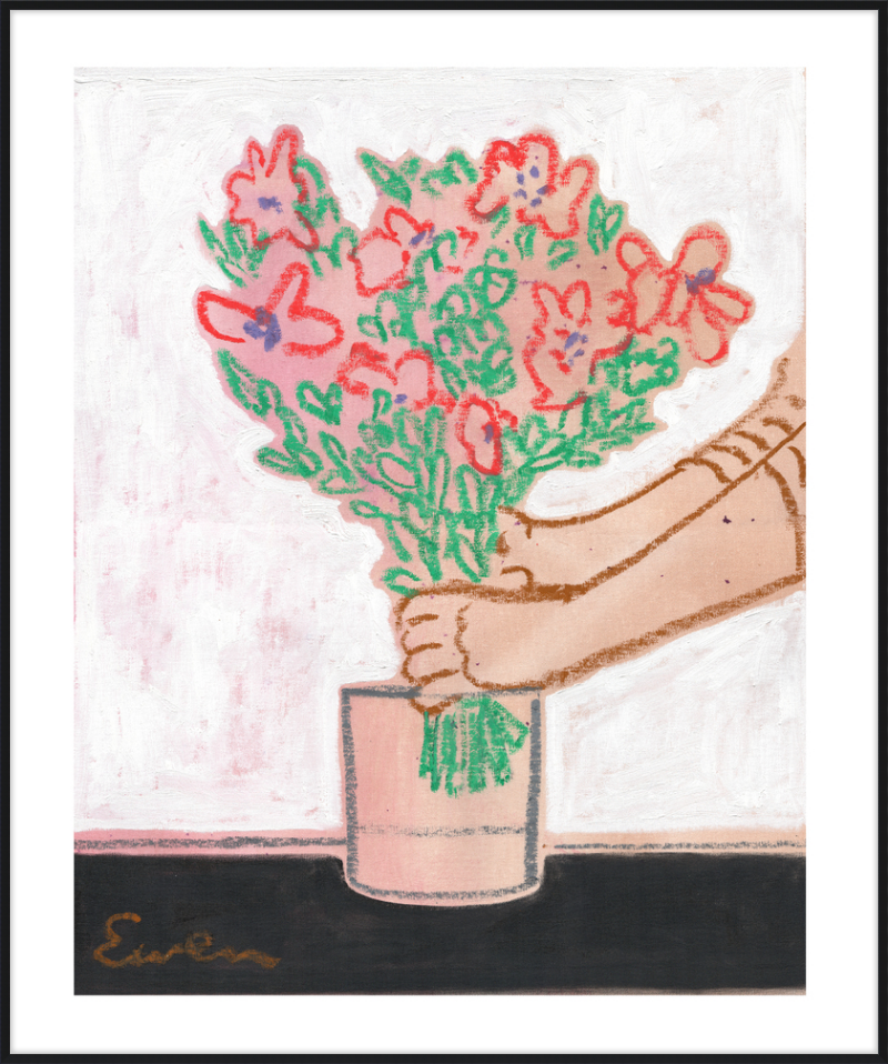 Giclée Print // Arranging the Anemones