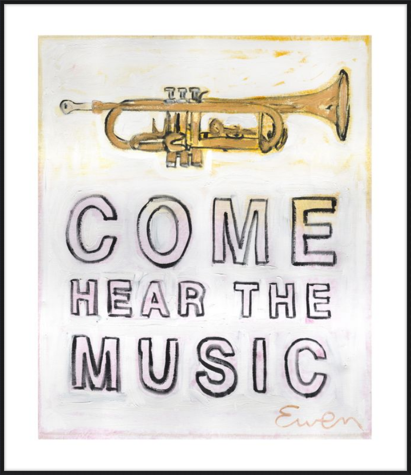 Giclée Print // Come Hear The Music