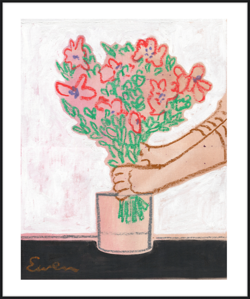 Giclée Print // Arranging the Anemones