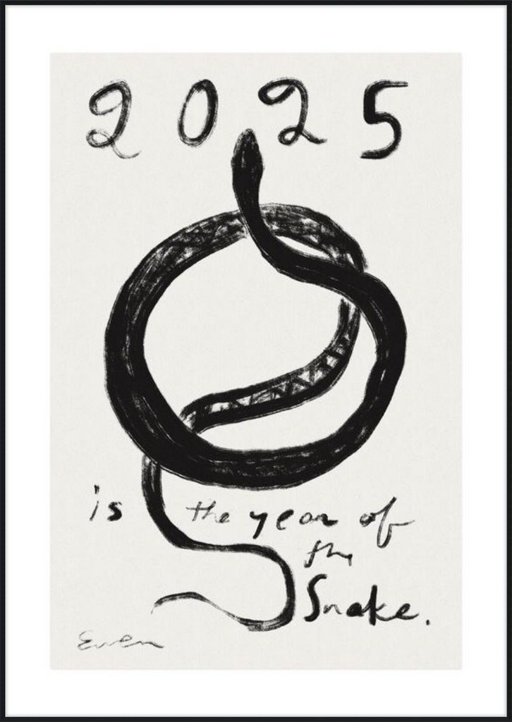 Giclée Print // 2025 is the Year of the Snake