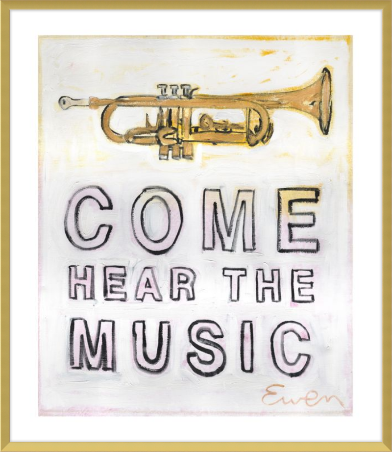 Giclée Print // Come Hear The Music