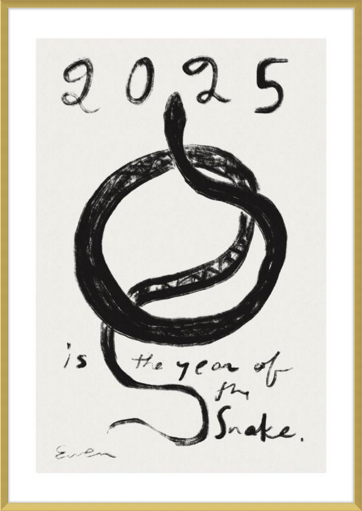 Giclée Print // 2025 is the Year of the Snake