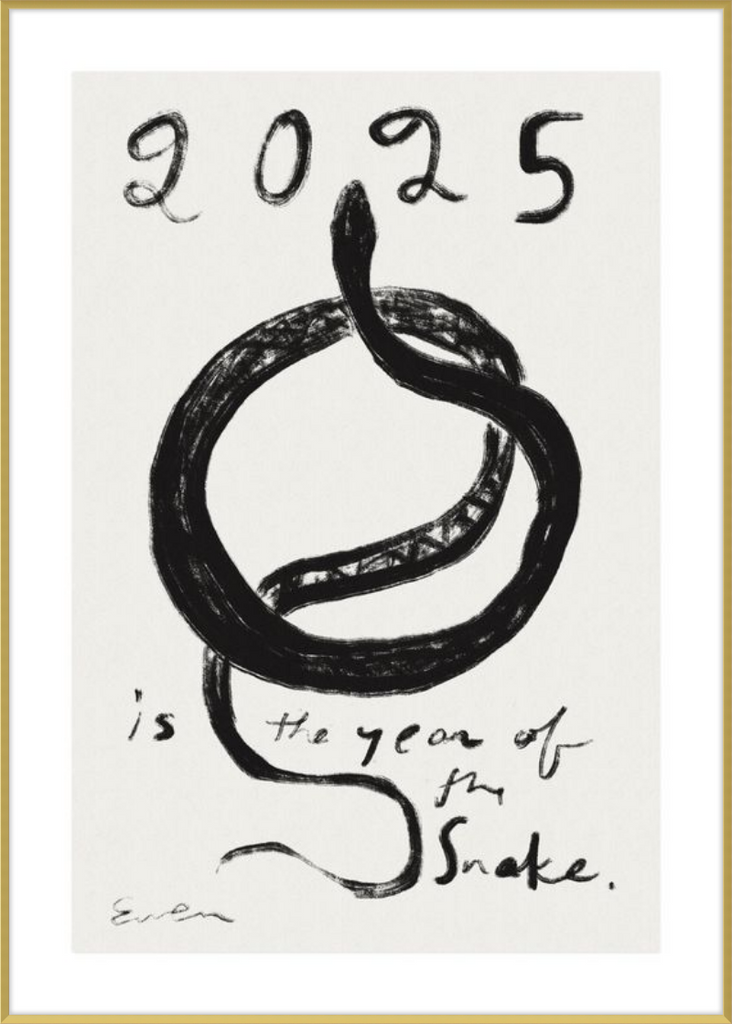 Giclée Print // 2025 is the Year of the Snake