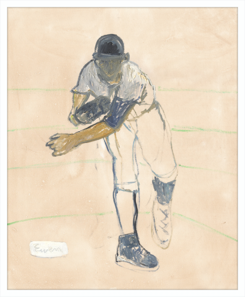 Framed Print // Southpaw (Baseball Series)