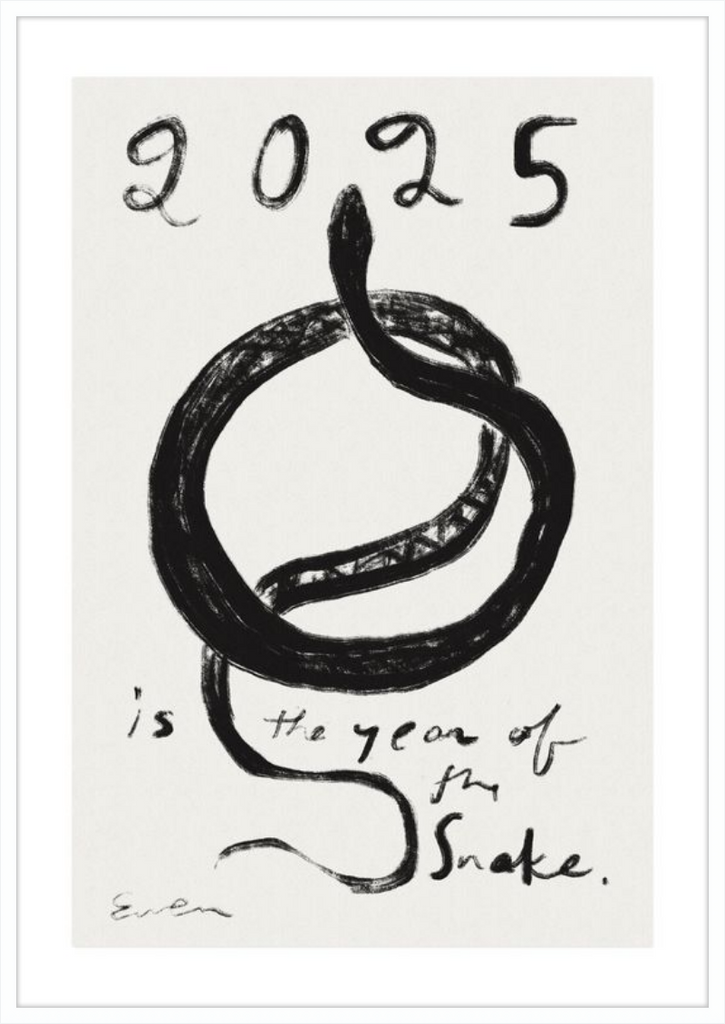 Giclée Print // 2025 is the Year of the Snake