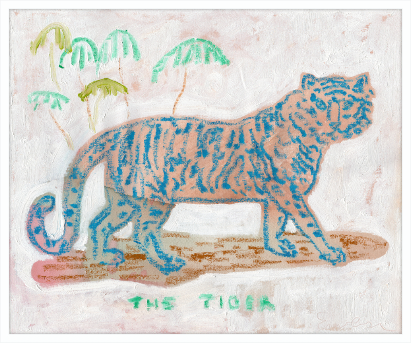 Giclée Print // The Blue Tiger