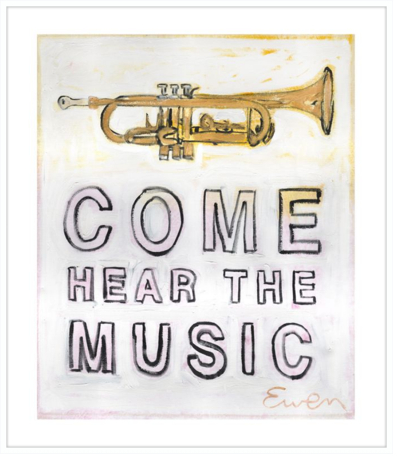 Giclée Print // Come Hear The Music