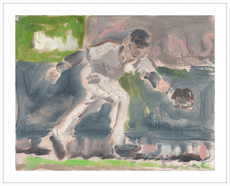 Framed Print // Golden Glover (Baseball Series)