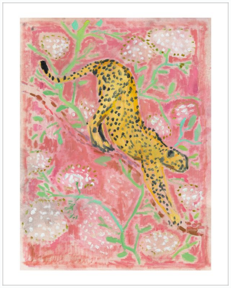 Giclée Print // Cheetah (Rose Hues)