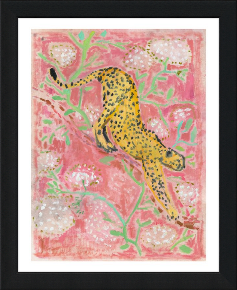 Giclée Print // Cheetah (Rose Hues)