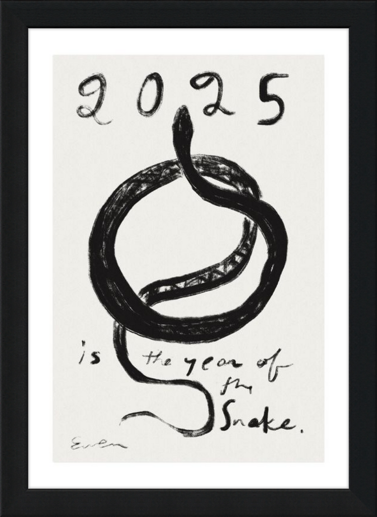 Giclée Print // 2025 is the Year of the Snake