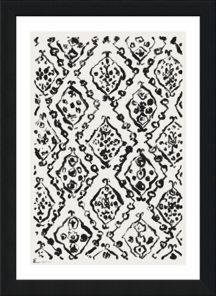 Framed Print // Moroccan Rug