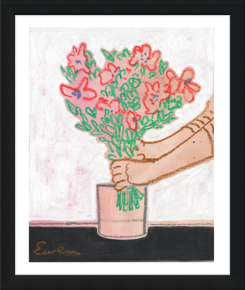 Giclée Print // Arranging the Anemones