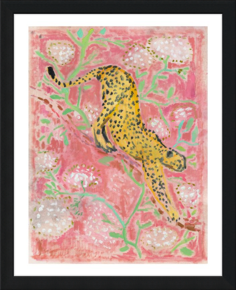 Giclée Print // Cheetah (Rose Hues)