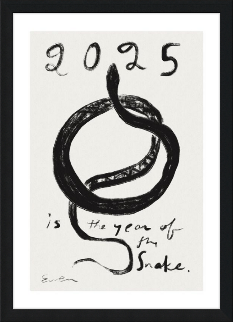 Giclée Print // 2025 is the Year of the Snake