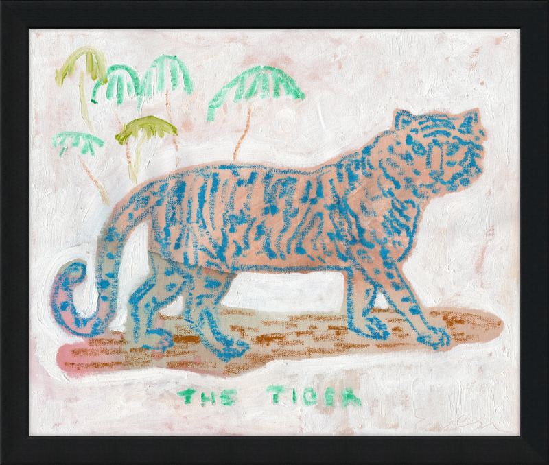 Giclée Print // The Blue Tiger