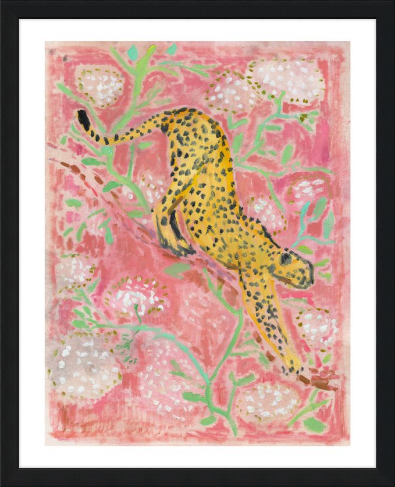 Giclée Print // Cheetah (Rose Hues)