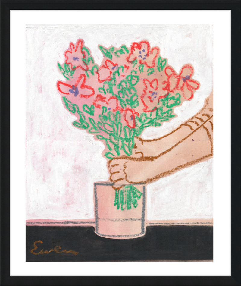 Giclée Print // Arranging the Anemones